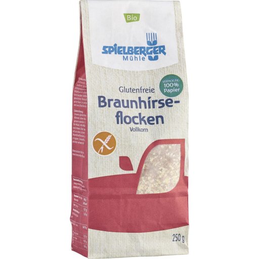 Braunhirseflocken glutenfrei