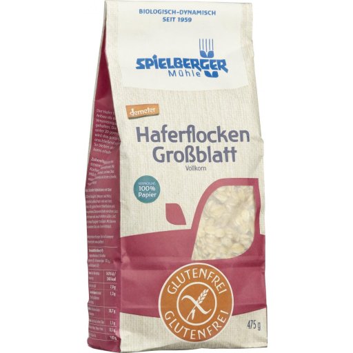 Haferflocken Großblatt glutenfrei DEMETER