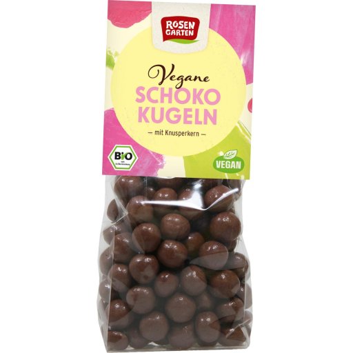 Vegane Schoko-Kugeln mit Knusperkern