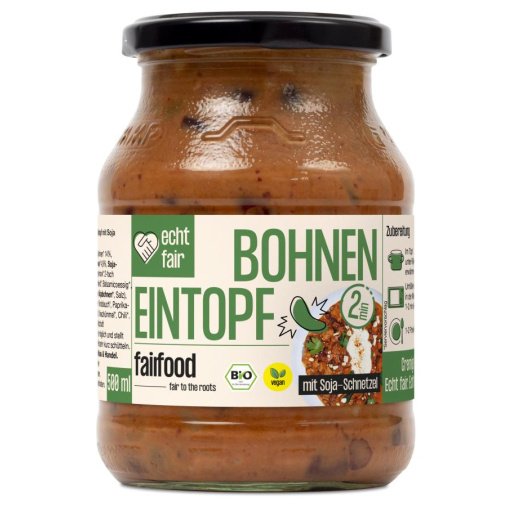 Bohneneintopf vegan FairTrade