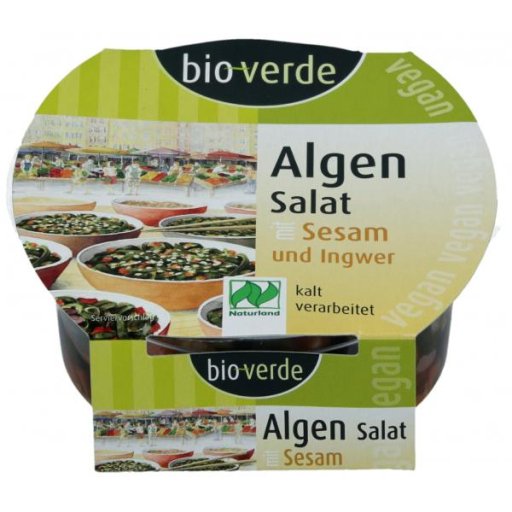 Algen-Salat mit Sesam & Ingwer vegan