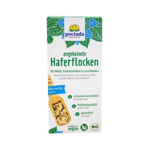 Haferflocken gekeimt