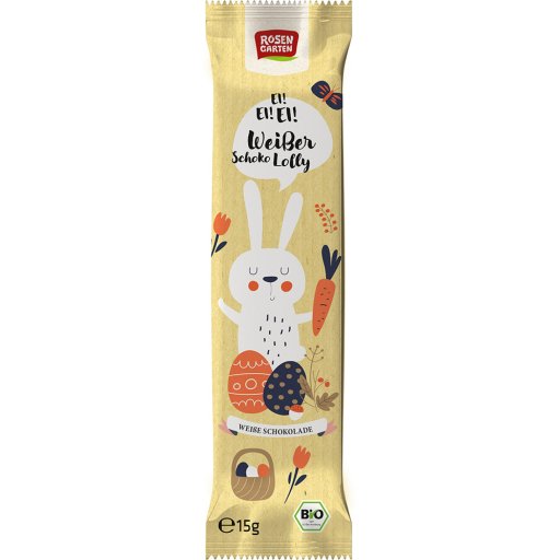 Schoko-Lolly Osterhase Weiße Schokolade